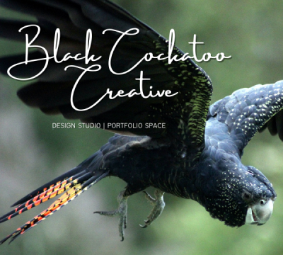 Black cockatoo logo option #4