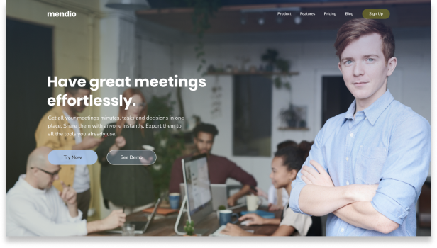 Landing page Office