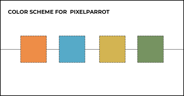 the PixelParrot color scheme 