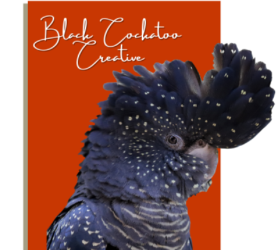 Black cockatoo logo option #3