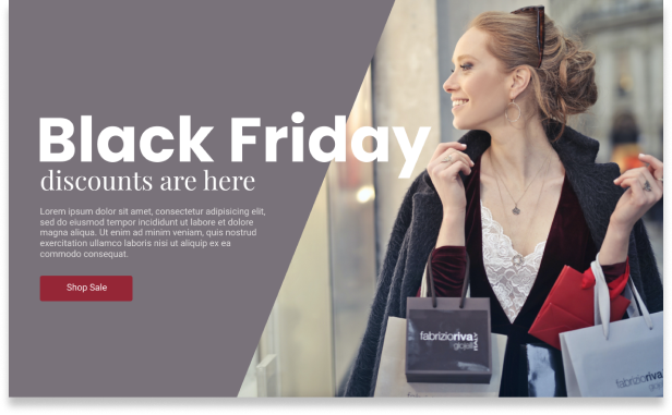 Landing page Black Friday